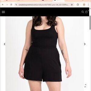 Bamboo C/S Romper Size Medium